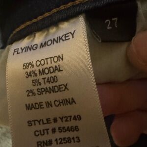 Flying Monkey Cotton-Blend Jeans
